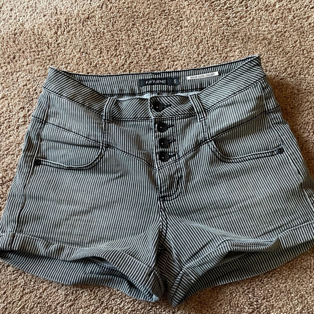 BlackHeart High Rise Shorts